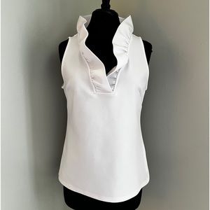 Gretchen Scott Designs Signature Ruffleneck Large Shirt - MINT